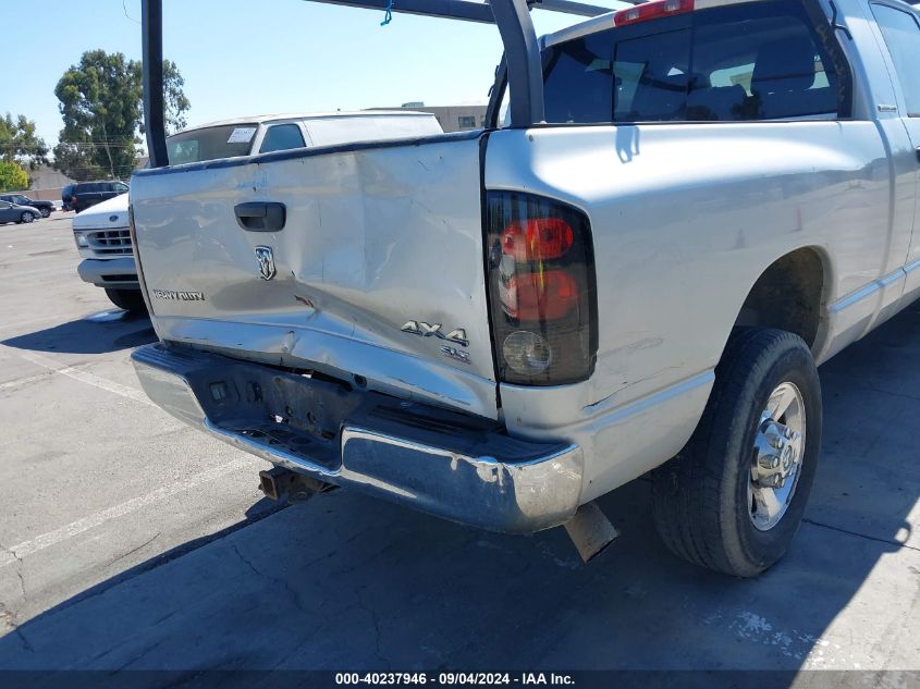 2006 Dodge Ram 2500 VIN: 3D7KS29C06G183387 Lot: 40237946