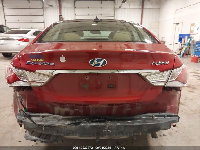 2012 Hyundai Sonata Hybrid VIN: KMHEC4A41CA038742 Lot: 40237972