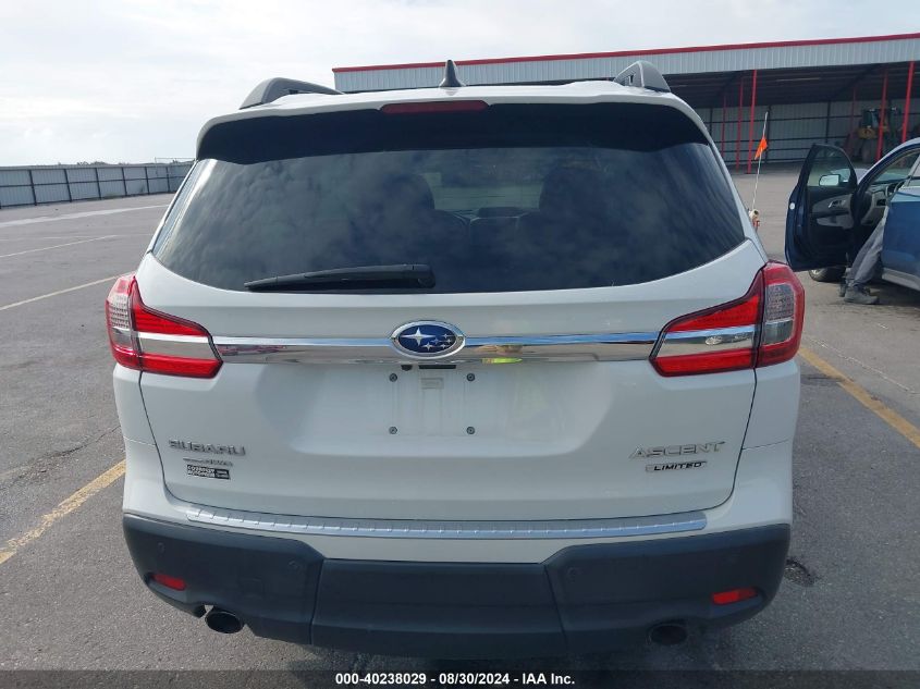 2020 Subaru Ascent Limited VIN: 4S4WMAPD8L3425901 Lot: 40238029