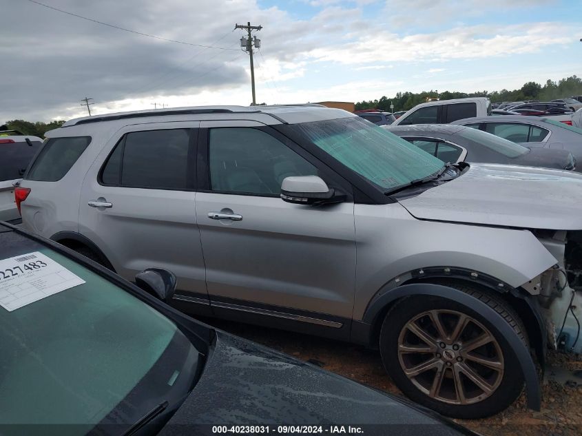 2017 Ford Explorer Limited VIN: 1FM5K8F89HGA18295 Lot: 40238031