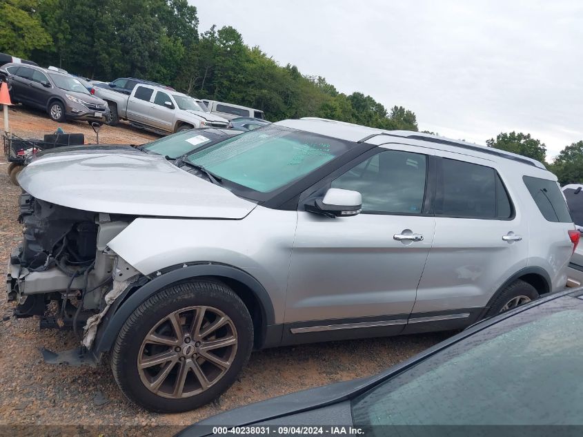 2017 Ford Explorer Limited VIN: 1FM5K8F89HGA18295 Lot: 40238031