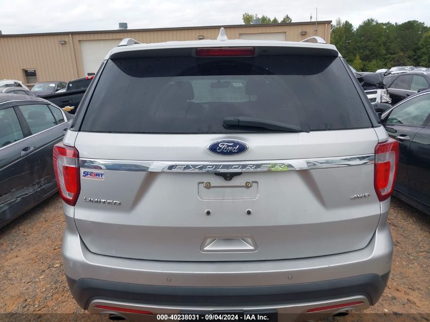 2017 Ford Explorer Limited VIN: 1FM5K8F89HGA18295 Lot: 40238031