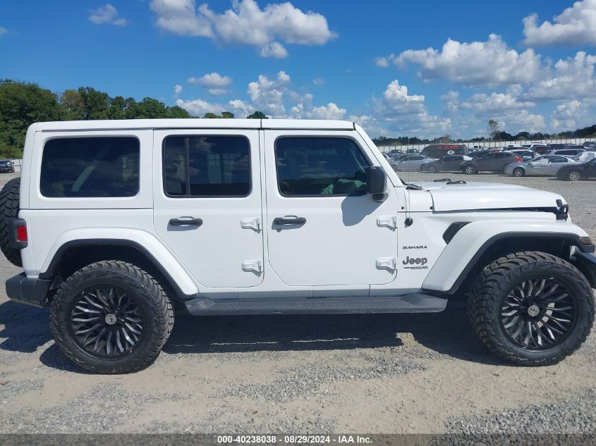 2020 Jeep Wrangler Unlimited Sahara VIN: 1C4HJXEN3LW109292 Lot: 40238038