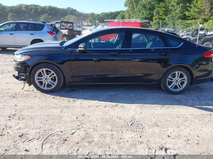 2018 Ford Fusion Se VIN: 3FA6P0HD2JR167318 Lot: 40238050