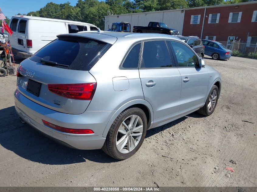 2018 Audi Q3 2.0T Premium/2.0T Sport Premium VIN: WA1ECCFS3JR027000 Lot: 40238058