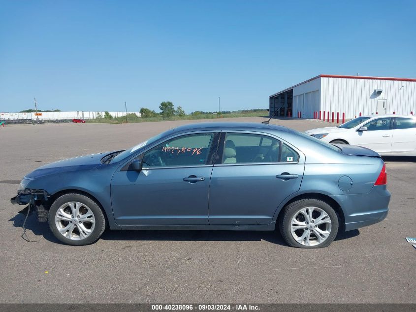 2012 Ford Fusion Se VIN: 3FAHP0HA5CR398313 Lot: 40238096