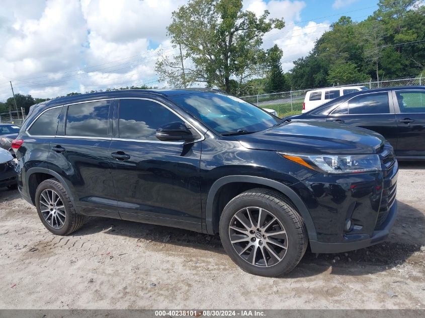 2017 Toyota Highlander Se VIN: 5TDKZRFH8HS522576 Lot: 40238101