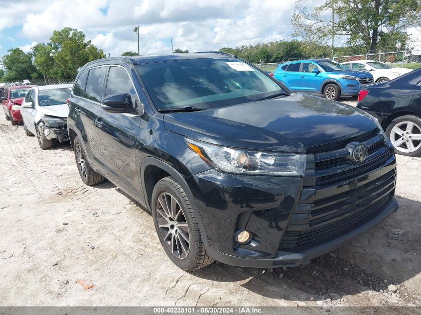 2017 Toyota Highlander Se VIN: 5TDKZRFH8HS522576 Lot: 40238101