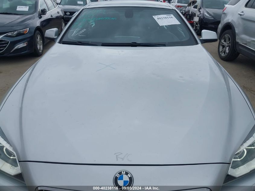 2012 BMW 650I xDrive VIN: WBALX5C58CC893922 Lot: 40238116