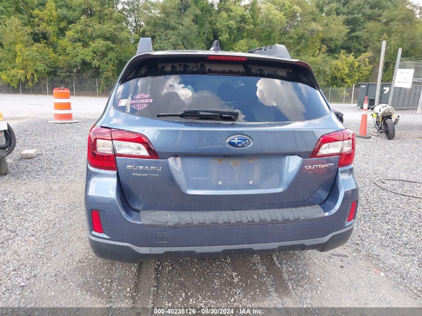 2016 Subaru Outback 2.5I Premium VIN: 4S4BSBFC4G3277352 Lot: 40238126