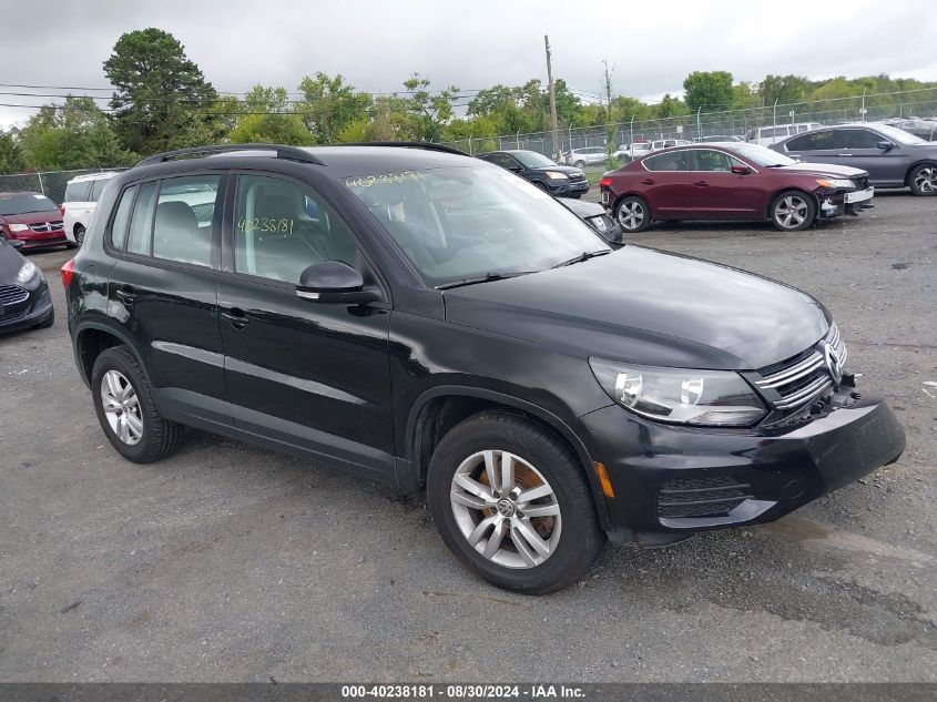 2017 VOLKSWAGEN TIGUAN 2.0T/2.0T S - WVGAV7AXXHK012940