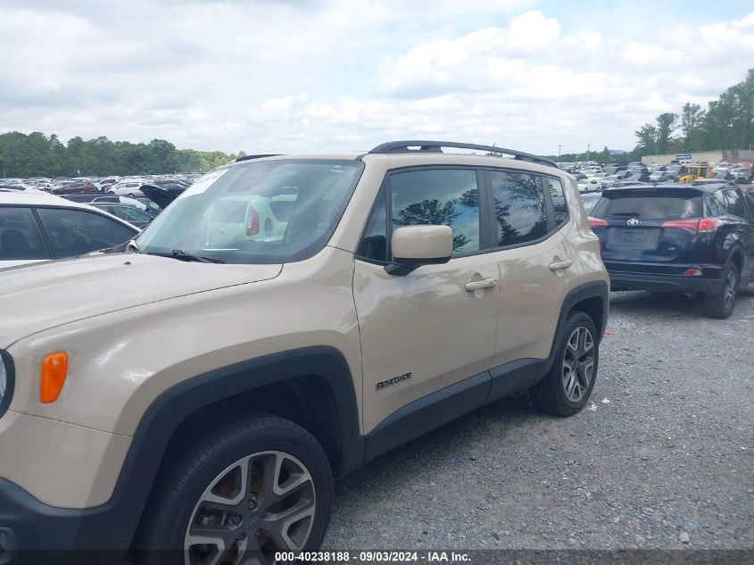 2015 Jeep Renegade Latitude VIN: ZACCJBBT0FPB36225 Lot: 40238188