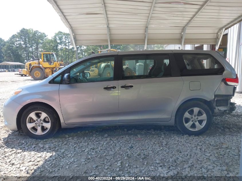 2012 Toyota Sienna Base V6 7 Passenger VIN: 5TDZK3DC3CS224338 Lot: 40238224