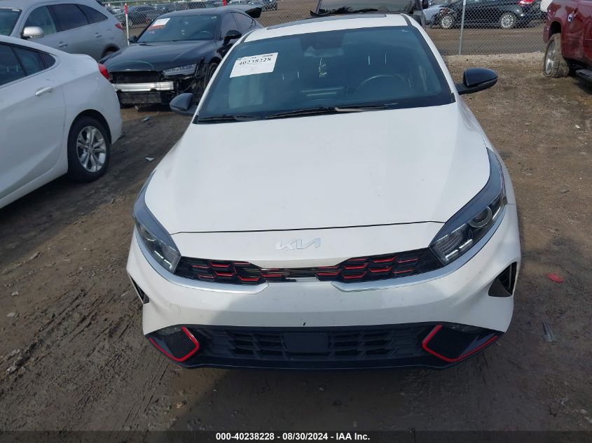 2022 Kia Forte Gt-Line VIN: 3KPF54AD3NE491876 Lot: 40238228