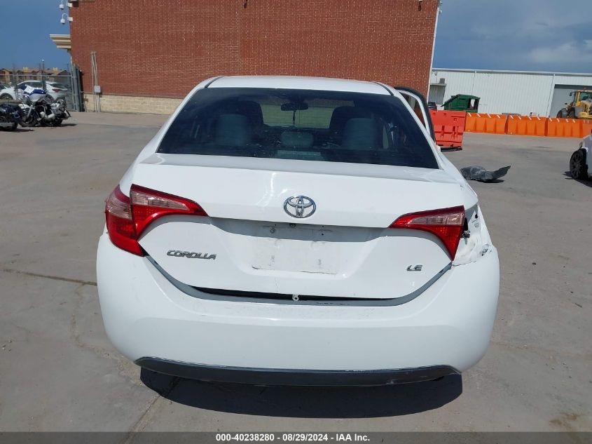 2017 Toyota Corolla Le VIN: 5YFBURHE7HP649491 Lot: 40238280