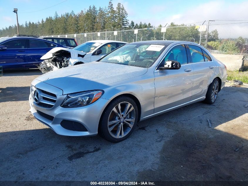 2016 Mercedes-Benz C 300 VIN: 55SWF4JB1GU175657 Lot: 40238304