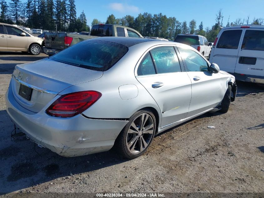 2016 Mercedes-Benz C 300 VIN: 55SWF4JB1GU175657 Lot: 40238304