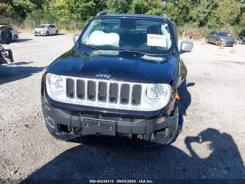 2016 Jeep Renegade Limited VIN: ZACCJBDT7GPC75380 Lot: 40238313