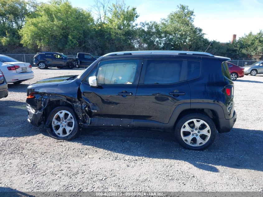 2016 Jeep Renegade Limited VIN: ZACCJBDT7GPC75380 Lot: 40238313