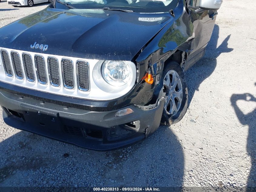 2016 Jeep Renegade Limited VIN: ZACCJBDT7GPC75380 Lot: 40238313