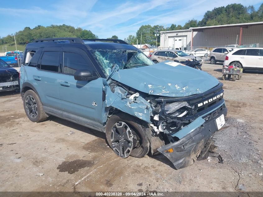 2022 Ford Bronco Sport Outer Banks VIN: 3FMCR9C64NRD52895 Lot: 40238328