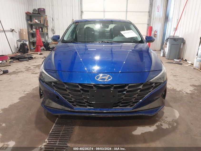 2022 Hyundai Elantra Hybrid Limited VIN: KMHLN4AJ8NU027164 Lot: 40238374