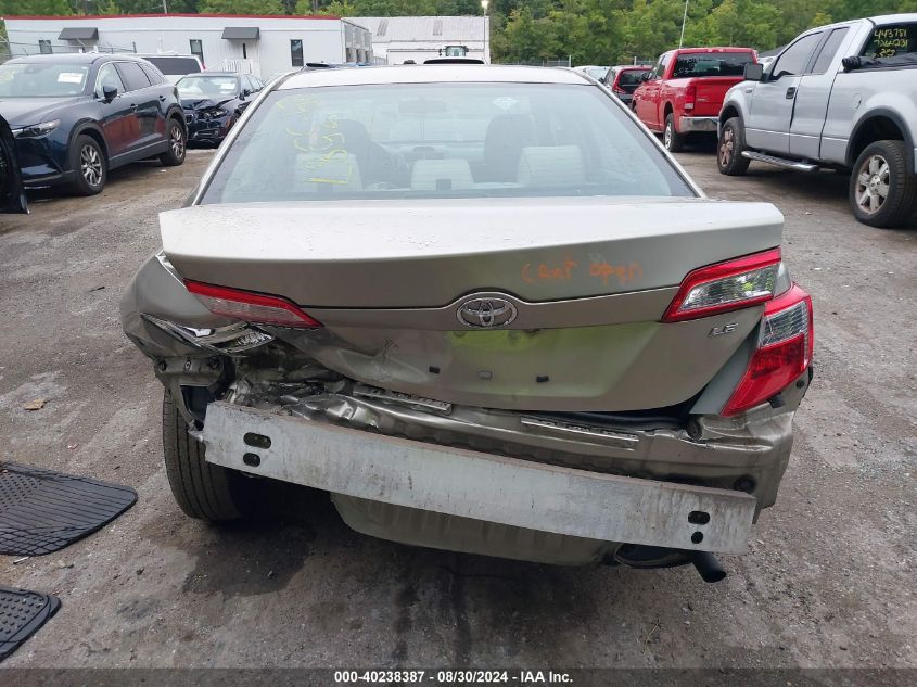 2013 Toyota Camry Le VIN: 4T1BF1FK1DU276428 Lot: 40238387