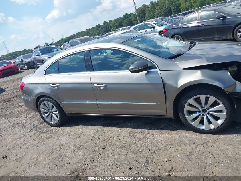 2012 Volkswagen Cc R-Line/Sport VIN: WVWNP7ANXCE532268 Lot: 40238401