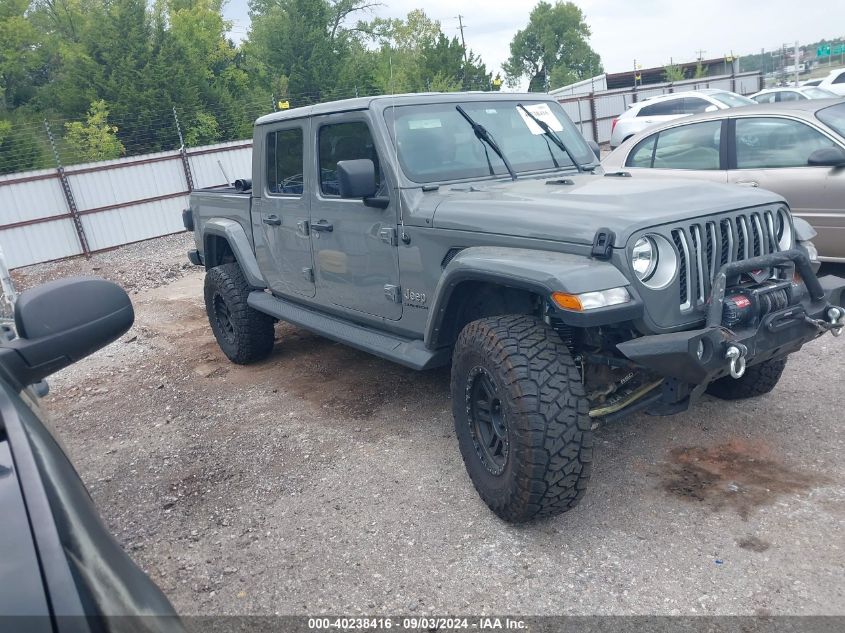 2021 Jeep Gladiator Overland 4X4 VIN: 1C6HJTFG4ML571749 Lot: 40238416