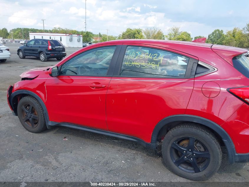 2018 Honda Hr-V Lx VIN: 3CZRU5G39JM702383 Lot: 40238424