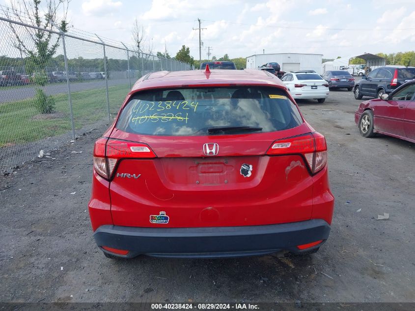 2018 Honda Hr-V Lx VIN: 3CZRU5G39JM702383 Lot: 40238424