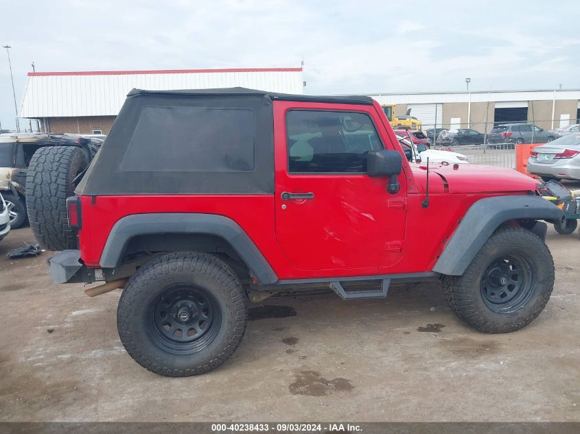 2015 Jeep Wrangler Sport VIN: 1C4AJWAG7FL509607 Lot: 40238433