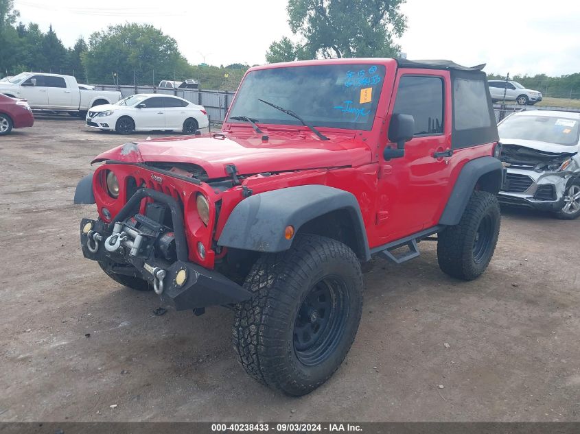 2015 Jeep Wrangler Sport VIN: 1C4AJWAG7FL509607 Lot: 40238433