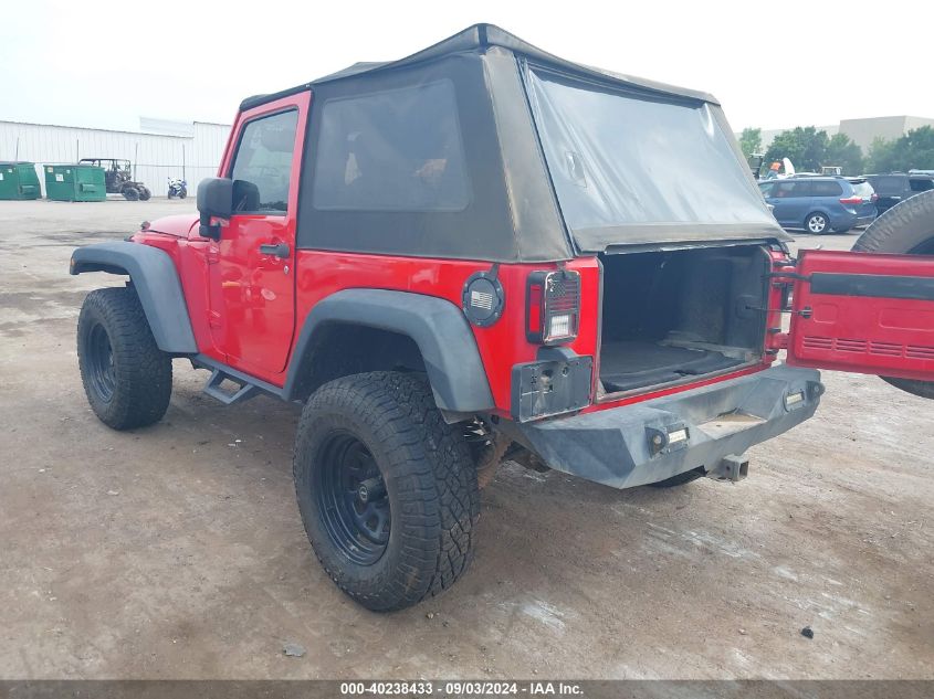 2015 Jeep Wrangler Sport VIN: 1C4AJWAG7FL509607 Lot: 40238433