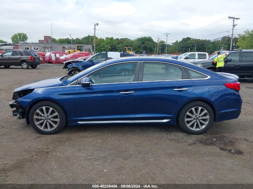 2017 Hyundai Sonata Limited VIN: 5NPE34AF7HH438360 Lot: 40238486