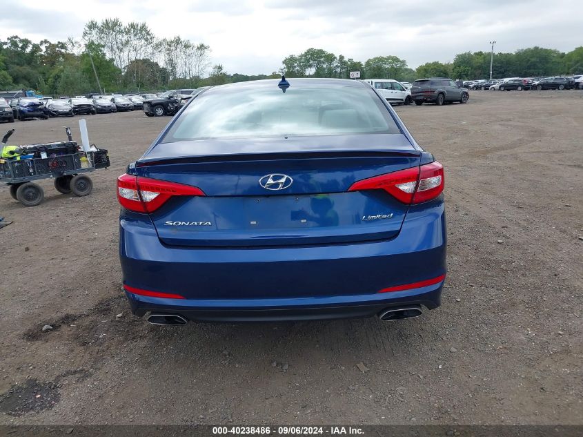 2017 Hyundai Sonata Limited VIN: 5NPE34AF7HH438360 Lot: 40238486