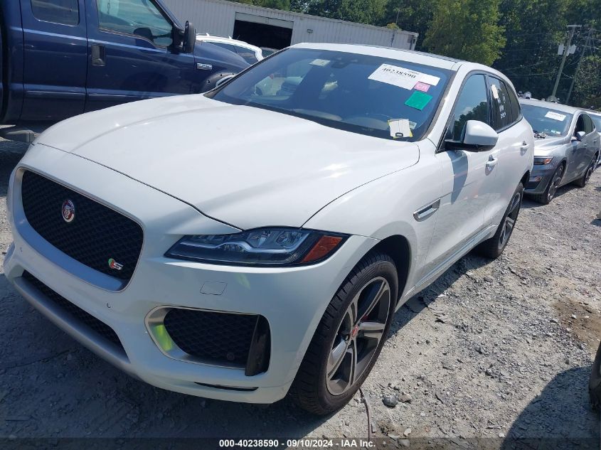 2020 Jaguar F-Pace S P380 Awd Automatic VIN: SADCM2FV6LA639227 Lot: 40238590