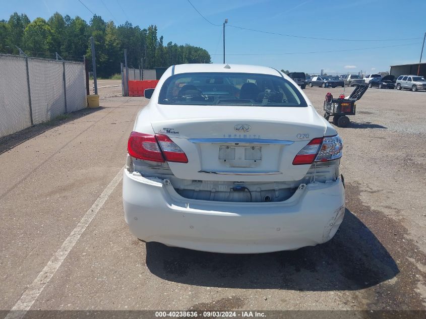 2014 Infiniti Q70 3.7 VIN: JN1BY1AP3EM260527 Lot: 40238636