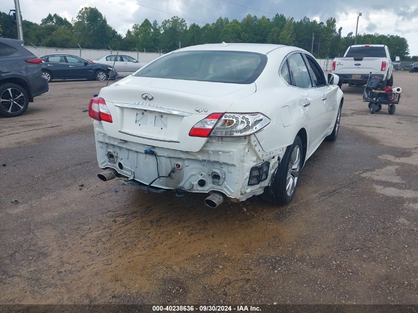 2014 Infiniti Q70 3.7 VIN: JN1BY1AP3EM260527 Lot: 40238636