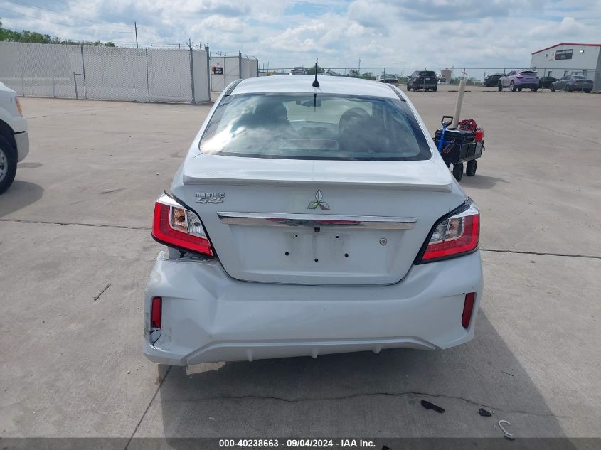 2022 Mitsubishi Mirage G4 Es VIN: ML32FUFJ4NHF07769 Lot: 40238663