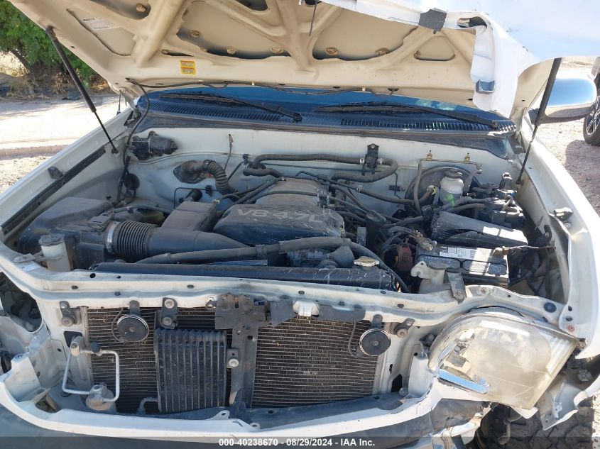 2000 Toyota Tundra Sr5 V8 VIN: 5TBRT3411YS114562 Lot: 40238670