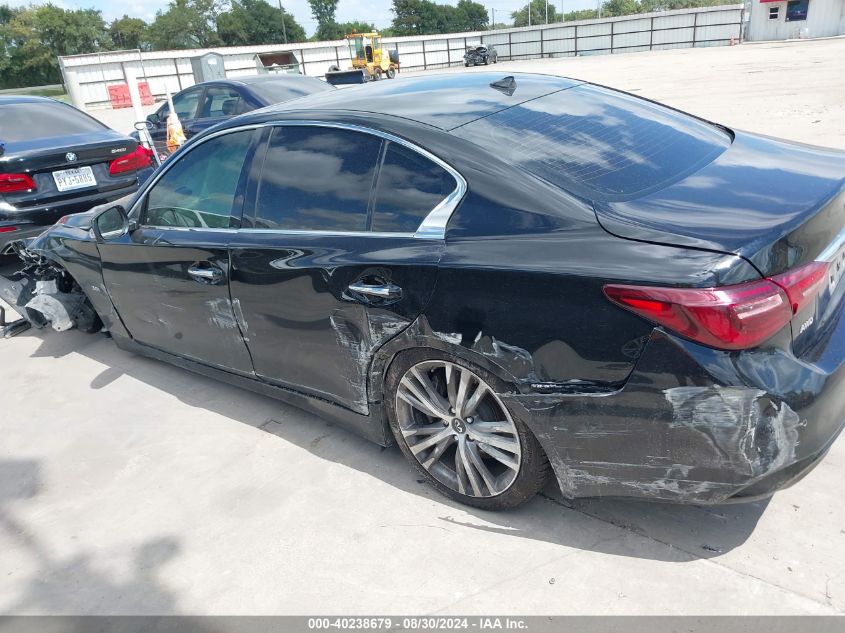 2018 Infiniti Q50 3.0T Luxe/3.0T Sport VIN: JN1EV7AR7JM435429 Lot: 40238679