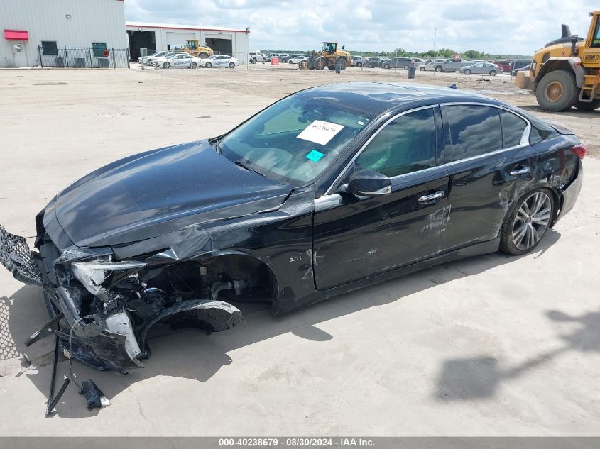 2018 Infiniti Q50 3.0T Luxe/3.0T Sport VIN: JN1EV7AR7JM435429 Lot: 40238679