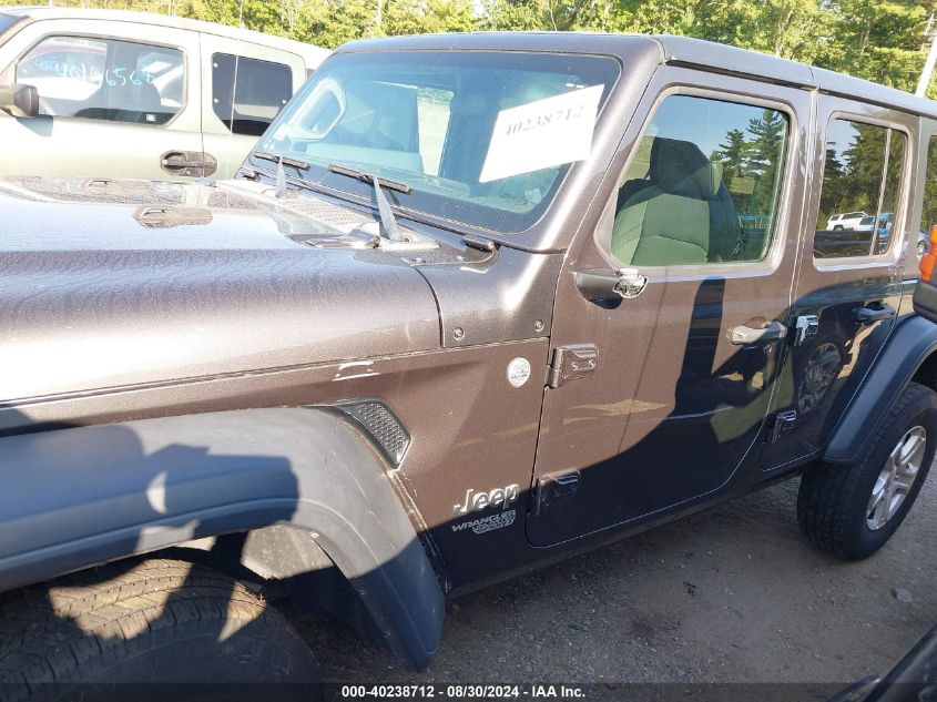 2018 Jeep Wrangler Unlimited Sport S 4X4 VIN: 1C4HJXDG8JW264226 Lot: 40238712