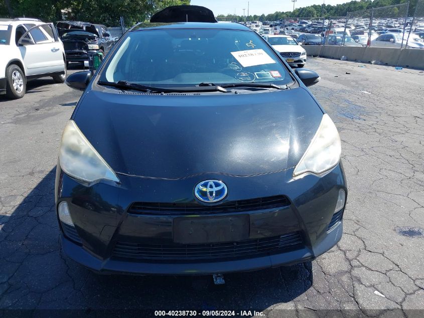 2013 Toyota Prius C VIN: JTDKDTB31D1548210 Lot: 40238730