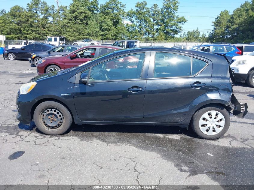 2013 Toyota Prius C VIN: JTDKDTB31D1548210 Lot: 40238730