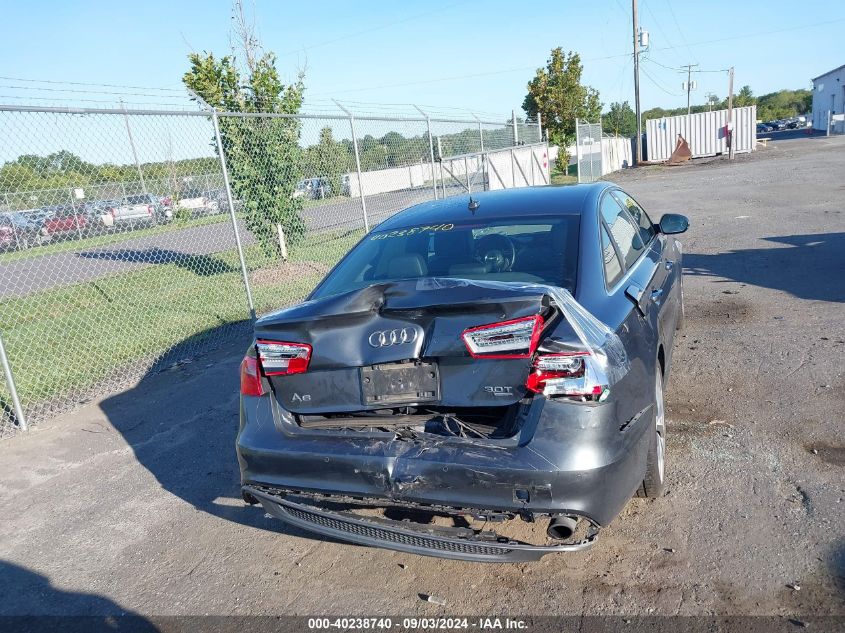 2014 Audi A6 3.0T Premium Plus VIN: WAUHGAFC3EN111607 Lot: 40238740