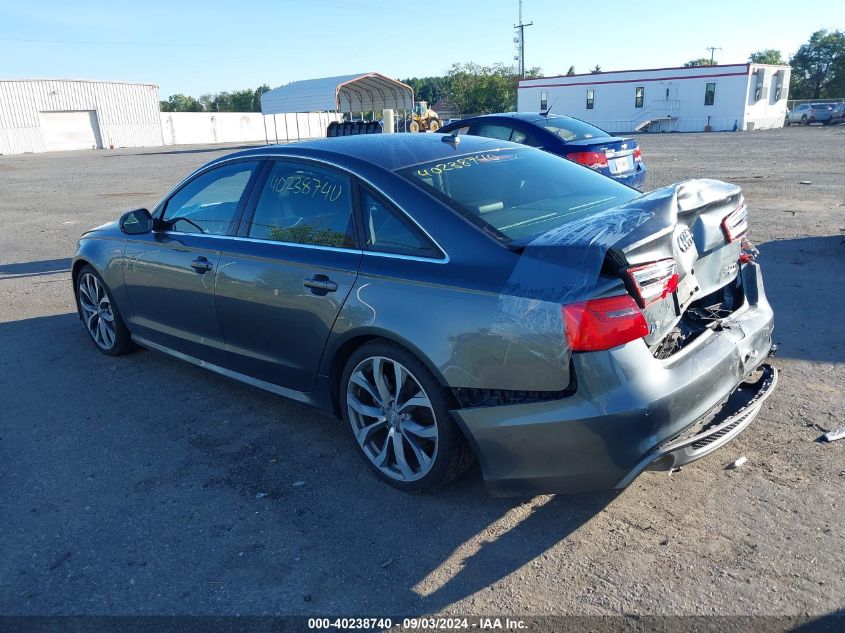 2014 Audi A6 3.0T Premium Plus VIN: WAUHGAFC3EN111607 Lot: 40238740