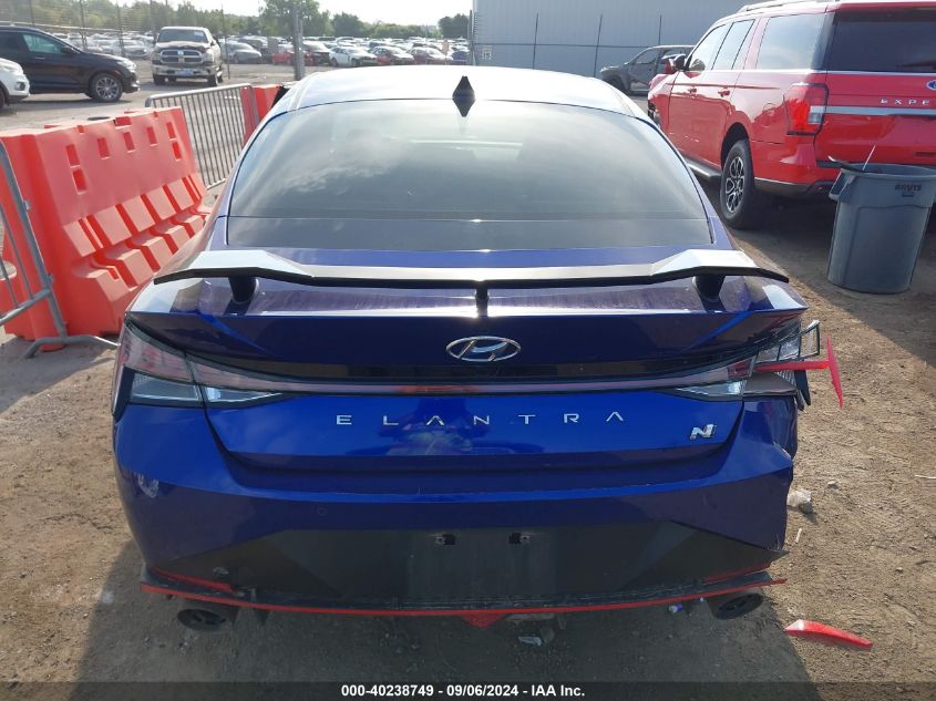 2022 Hyundai Elantra N VIN: KMHLW4AK0NU003074 Lot: 40238749