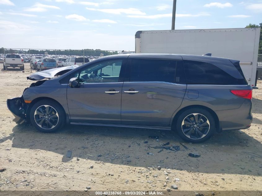 2022 Honda Odyssey Elite VIN: 5FNRL6H95NB069764 Lot: 40238768